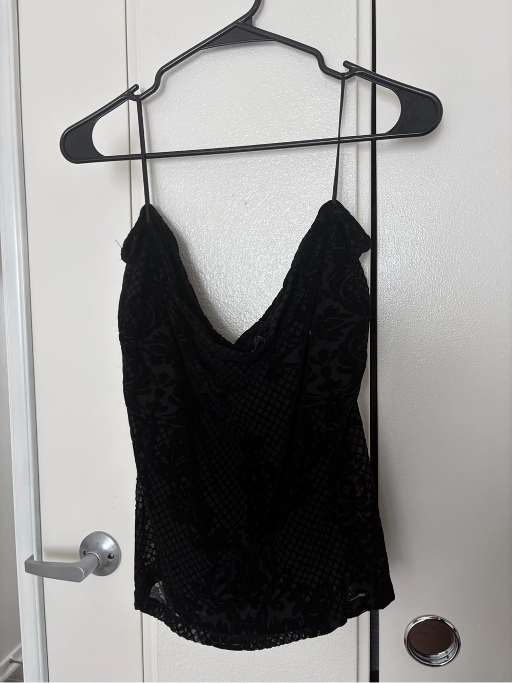 Black Velvet Tube Top